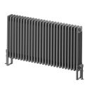 Grey Quadruple Horizontal Column Radiator - 600x1190mm