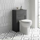 Traditional Matt Black WC Unit