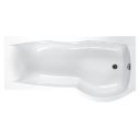 Carron Sigma Right Hand Carronite P-Shape Shower Bath 1800x750-900mm