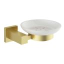 Quad Brushed Gold 6-Piece Bathroom Accessory Set
