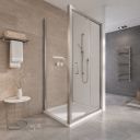 Fabio Brushed Nickel Shower Side Panel