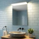 Elnero Illuminated LED Heated Bathroom Mirror 400x715mm
