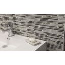 Modern Grey Linea Mosaic 300x300mm