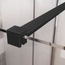 Oxford Black Shower Screen Extension Support Bar 1200mm