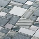 Blade Metal Diamond Blue Mosaic 300x300mm