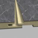 Nuova Gloss Yin Marble Tongue & Groove Waterproof Shower Wall Panel 1180mm