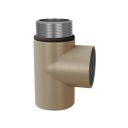Metallic Brown Radiator Elbow