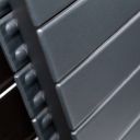 Delton Anthracite Horizontal Convector Radiator - 600x600mm
