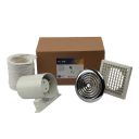 Eston Chrome Ceiling Extractor Fan Kit