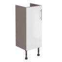 Surrey White Gloss Single Door Fitted Furniture Unit 300mm