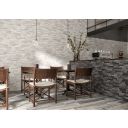 Odessa Grey Brick Effect Porcelain Tile 80x442mm