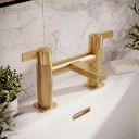Thane Brushed Gold Bath Filler Tap roomset