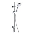 round shower head with slide rail kit