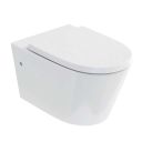 Britton Sphere Rimless Wall Hung Toilet with Soft Close Seat