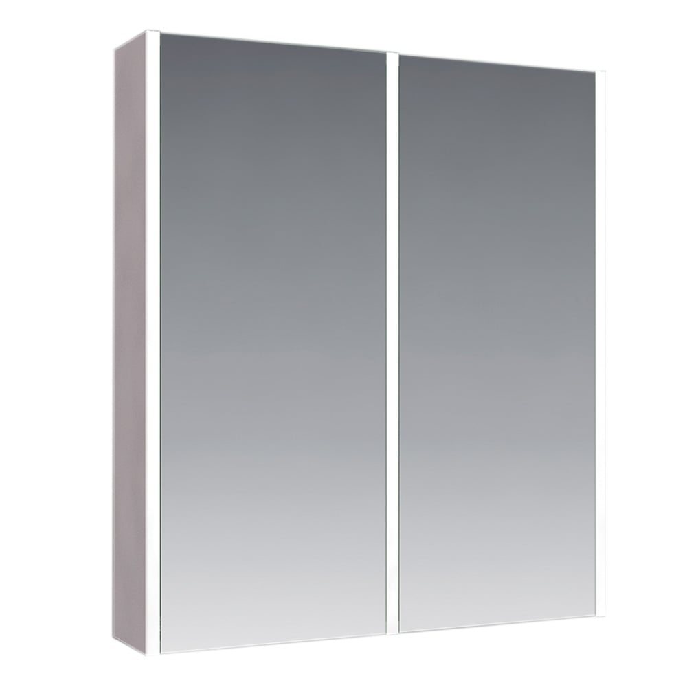 Lemer 600mm LED Mirrored Wall Cabinet | Bathroom Mirror Cabinet