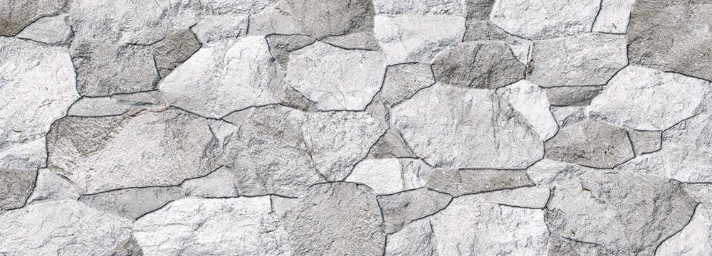 Topeka Grey Stone Outdoor Wall Porcelain 320x890mm Tile | Easy