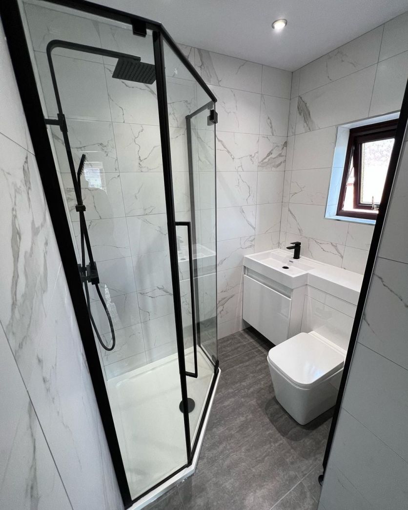 Taylor Penta Black Shower Enclosure
