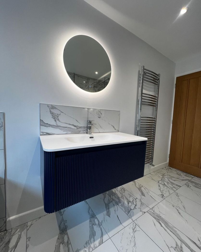 Charlie White Marble Gloss Porcelain Tile