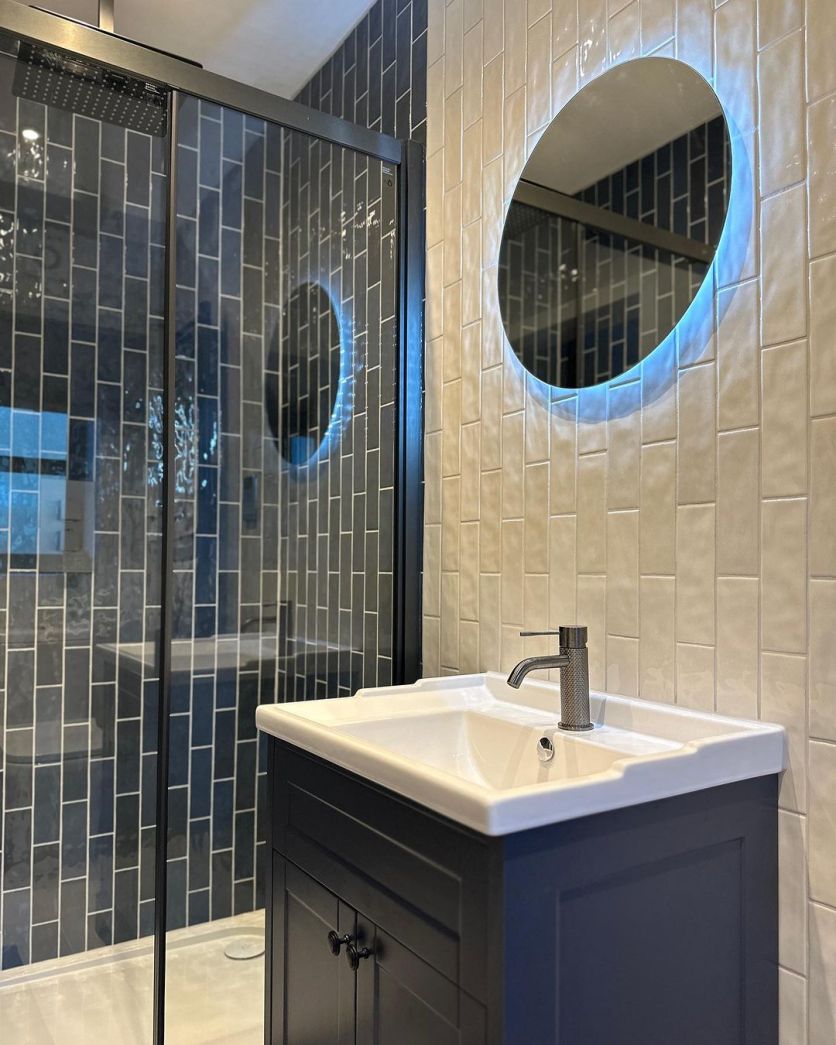 600mm Floorstanding Traditional Vanity Unit in Midnight Grey