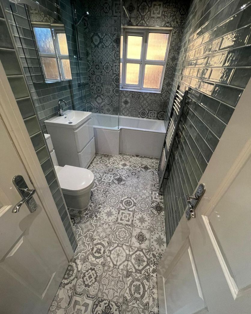 Aramean Grey Patterned Tiles