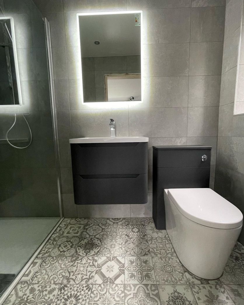 Ellis Charcoal WC Unit