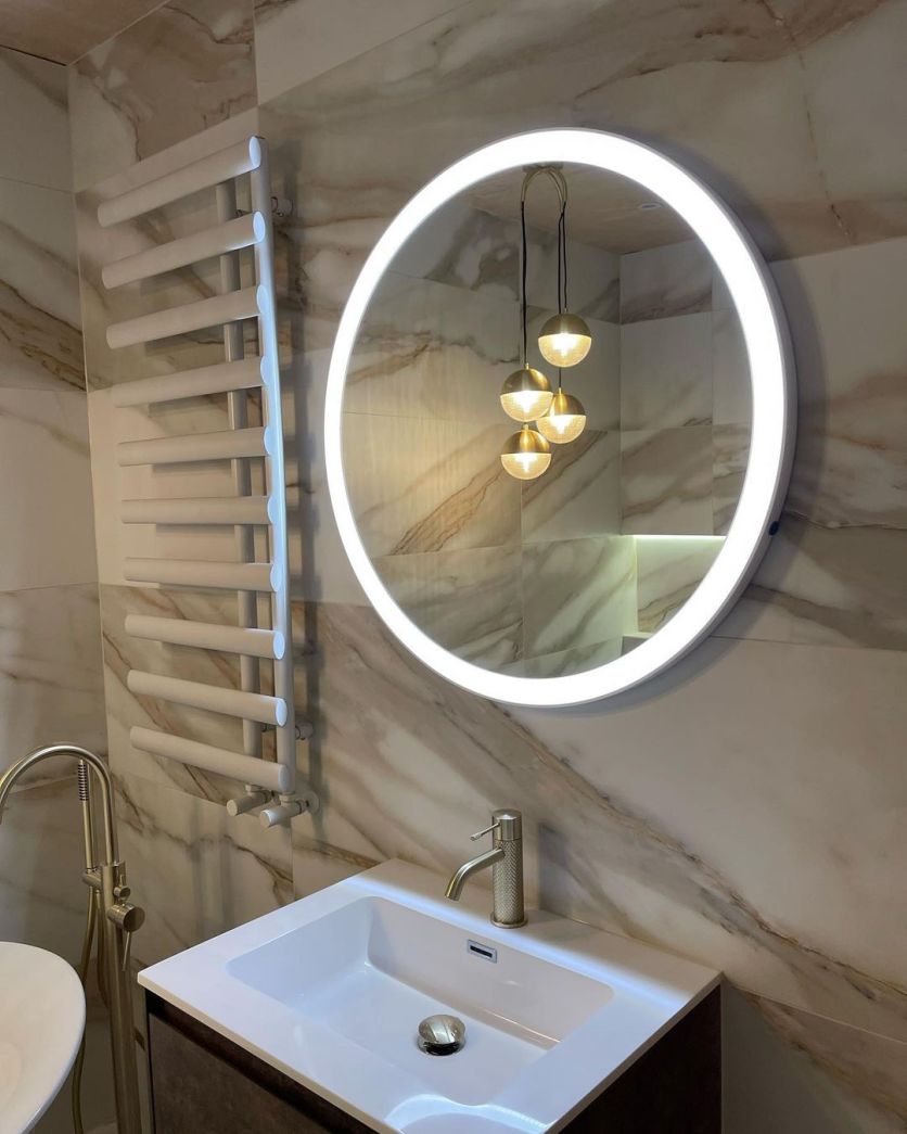 Zia Round LED Bathroom Mirror