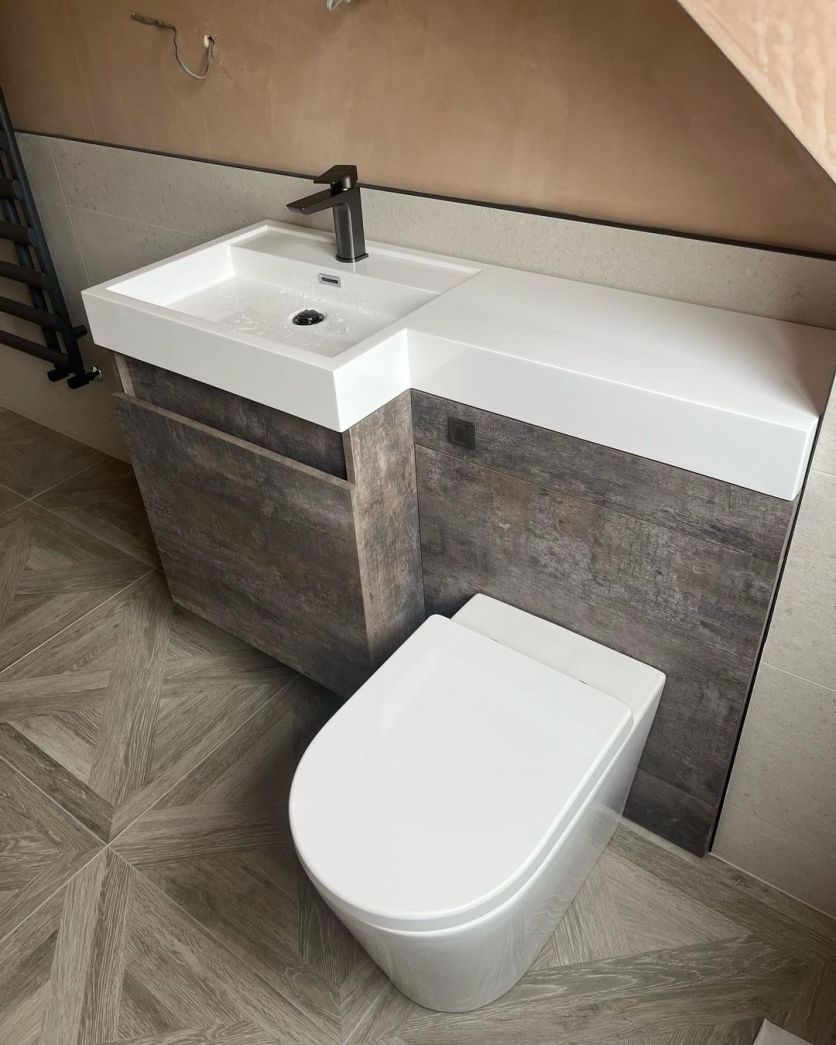 Summers 1200mm Vanity Combination Unit in Metallic