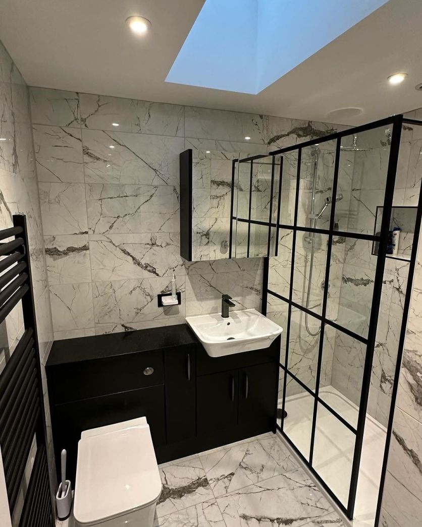 Kelto White Marble Gloss Porcelain Tile