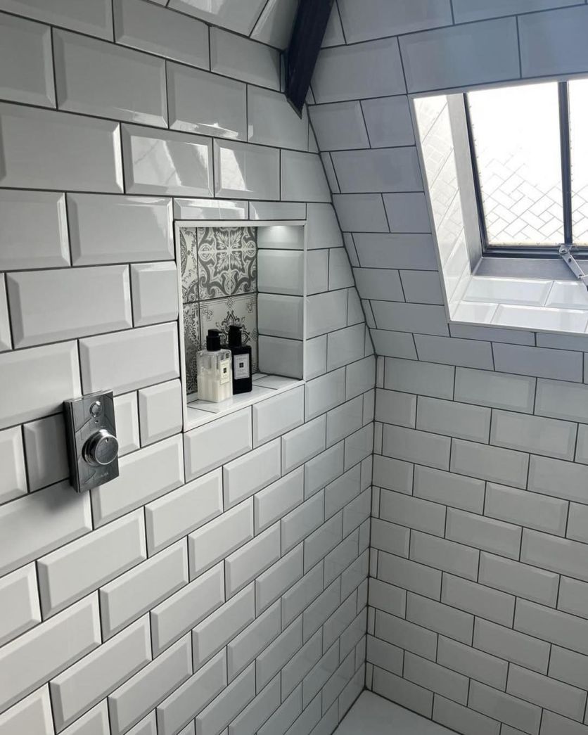 Metro White Ceramic Brick Tile