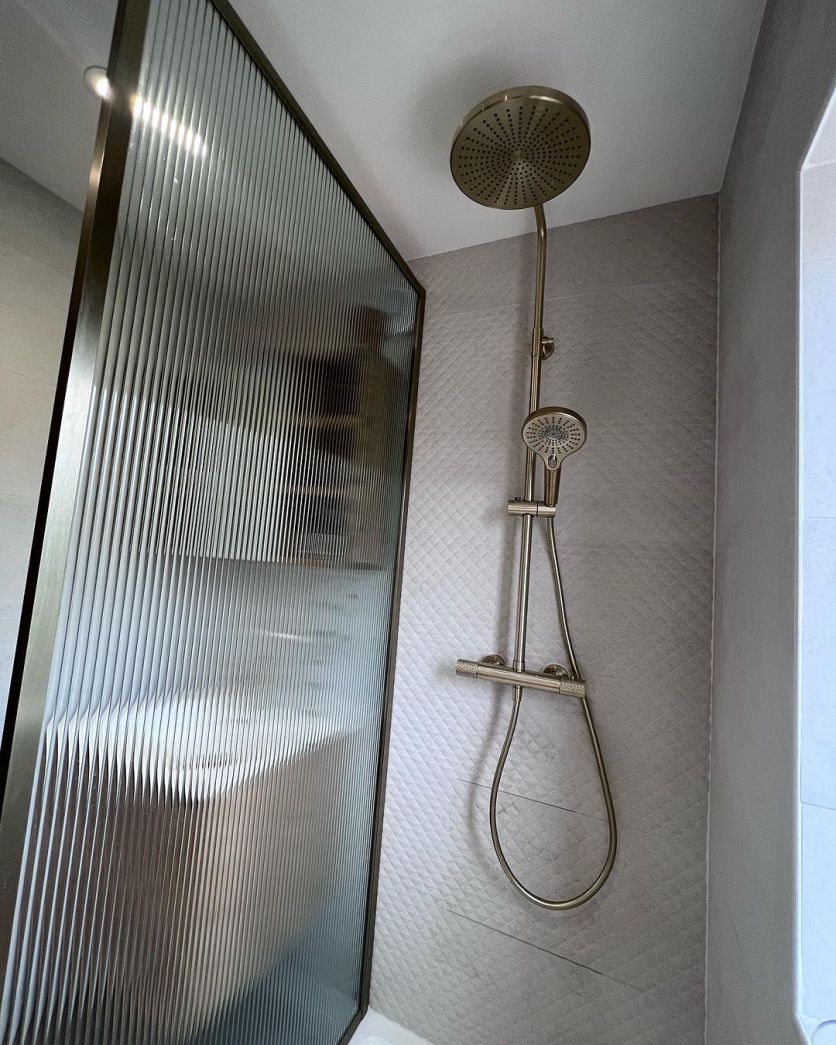Thermostatic Shower Pack - Champagne Gold