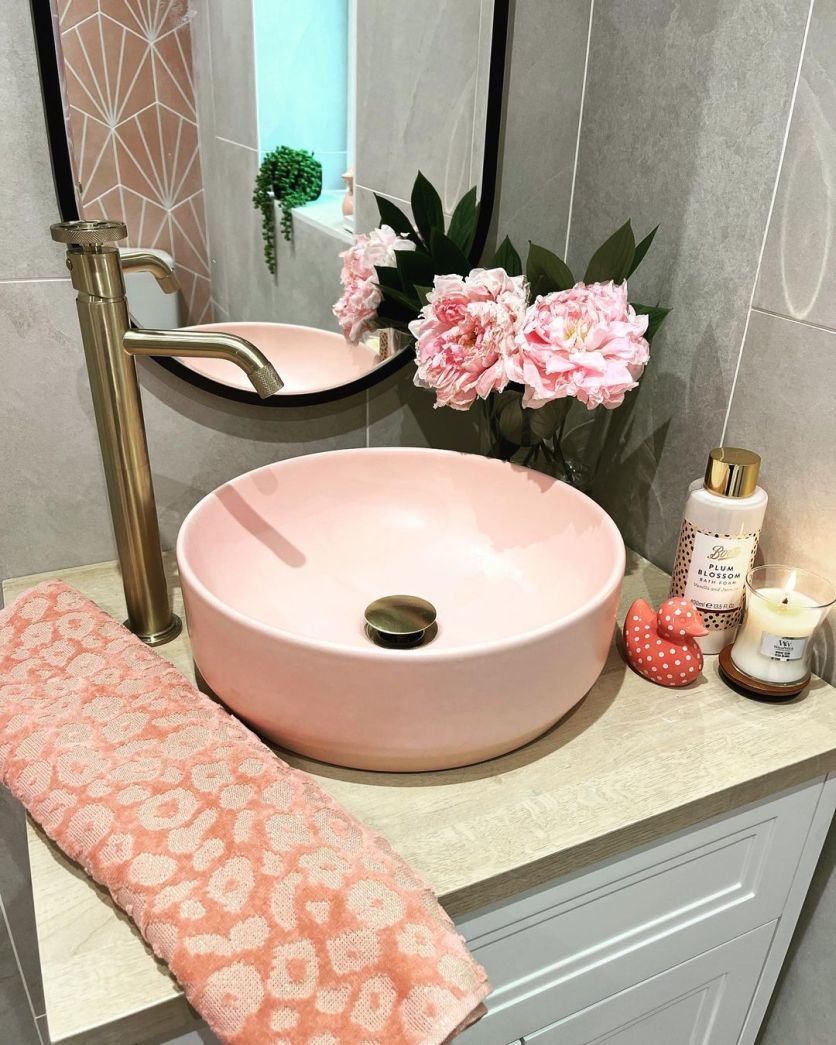Urban Brushed Gold Tall Basin Mixer Tap