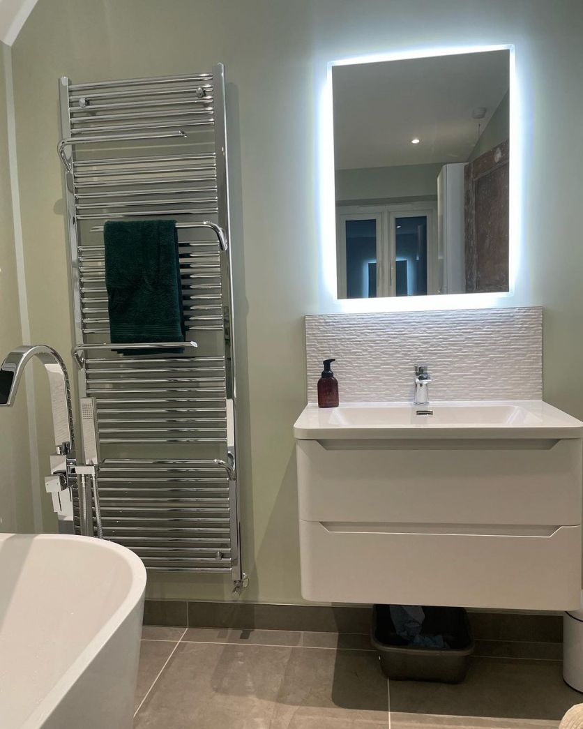 Ellis Wall Hung Vanity Unit in Matt White