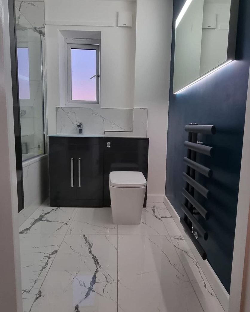 Nante Anthracite Grey Vanity & WC Unit