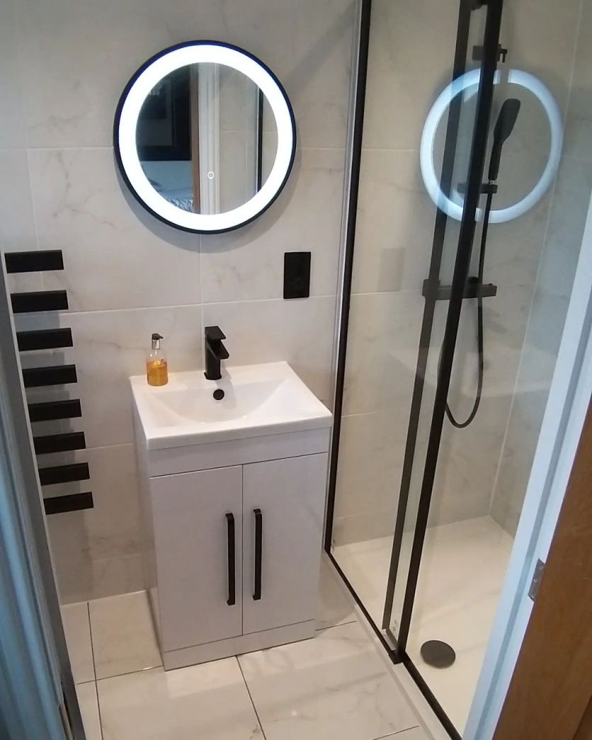 Nante Floorstanding Vanity Unit in White Gloss