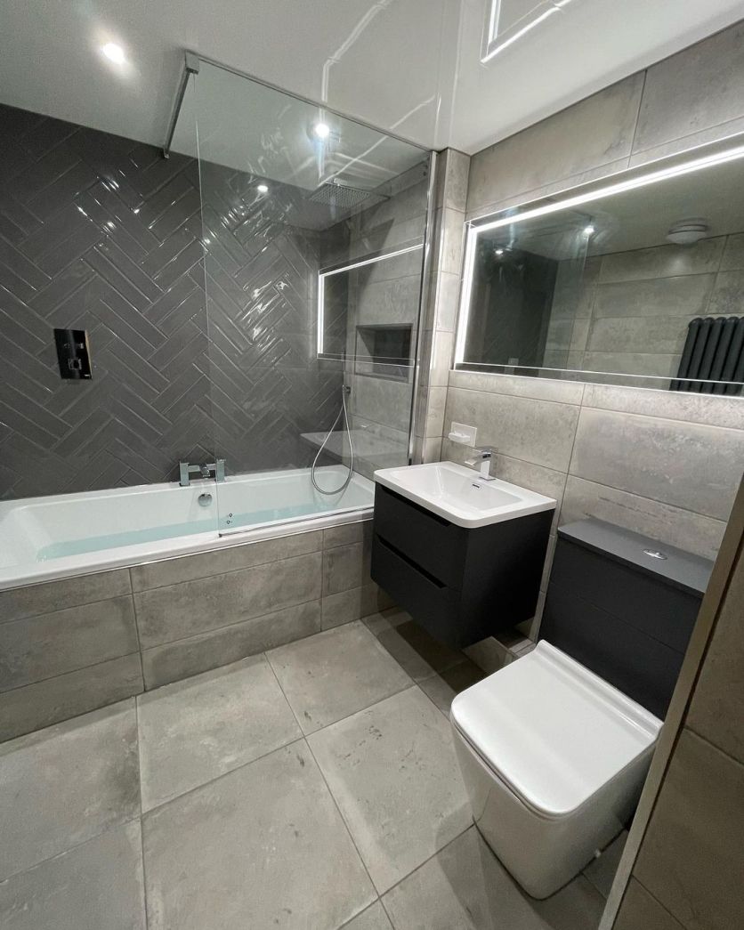 Ellis Wall Hung Vanity & WC Unit in Charcoal