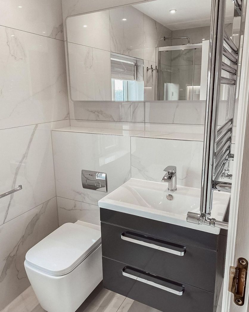 Nante Wall Hung Vanity Unit in Anthracite Gloss