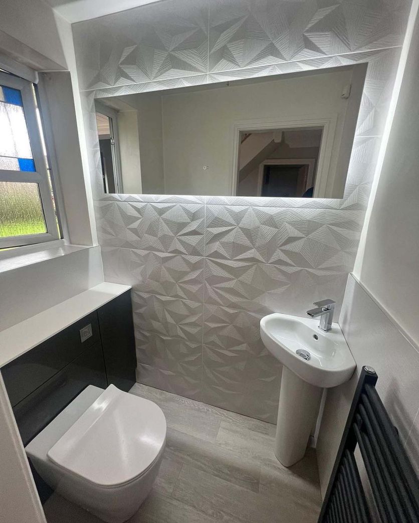 Radical White Decor Gloss Ceramic Tile
