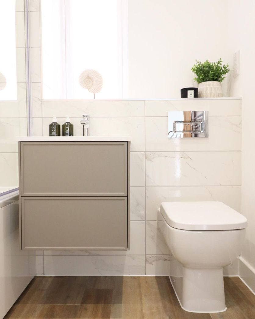 Kendal Wall Hung Vanity Unit in French Grey