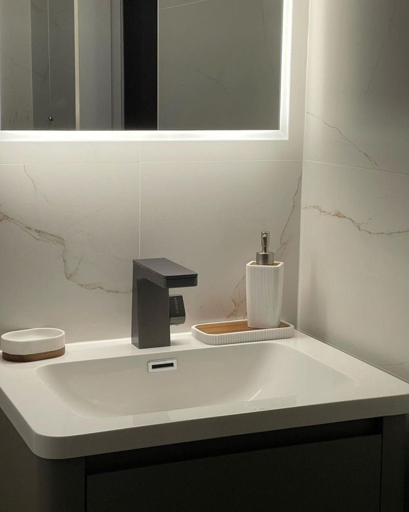 Baylin Gun Metal Basin Tap