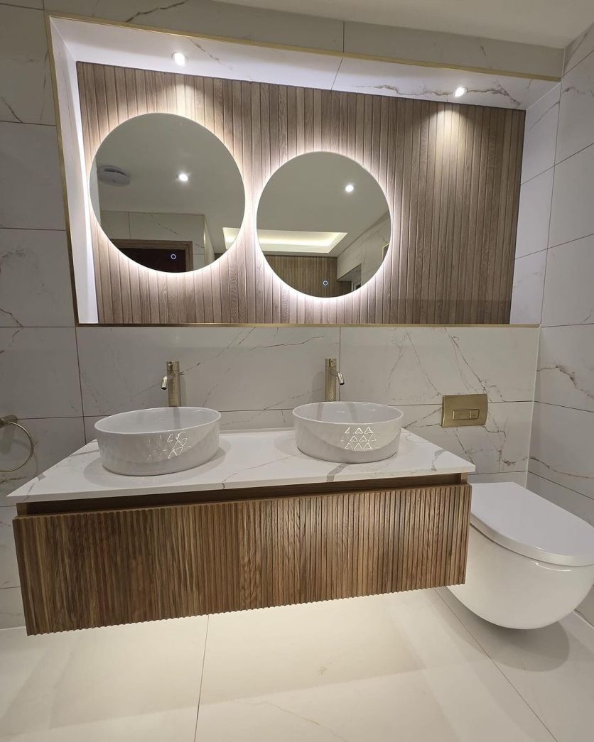 Revel 1200mm Ribbed Wall Hung Vanity unit