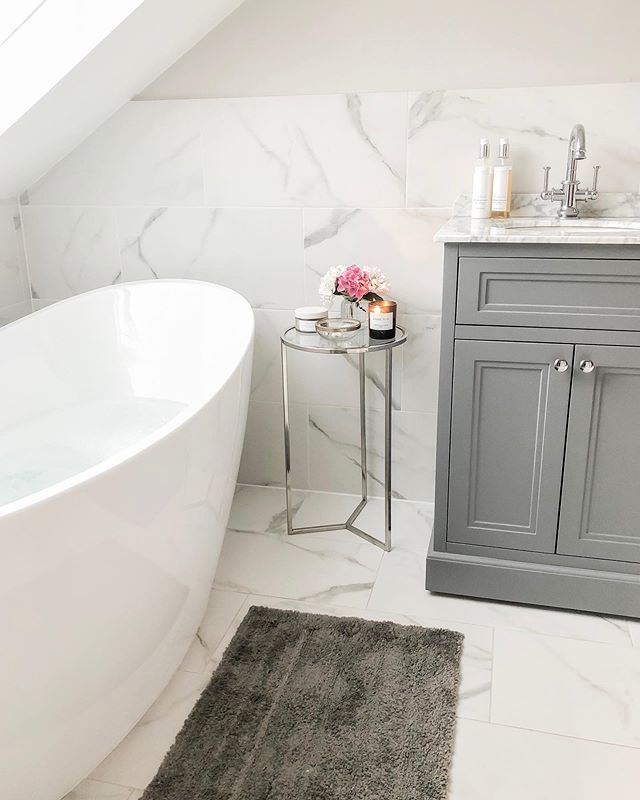 Richmond Light Grey Square Vanity Unit
