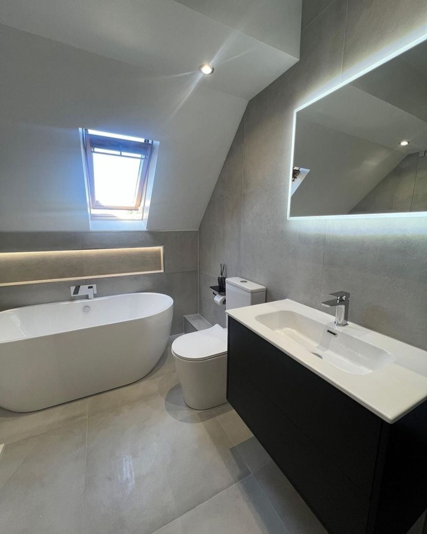 Jarrow LED Mirror with Built-In Bluetooth Speakers