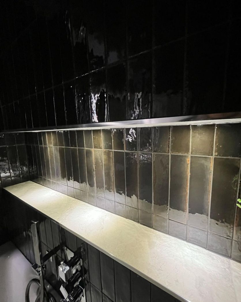 Bergamo Black Brick Tile