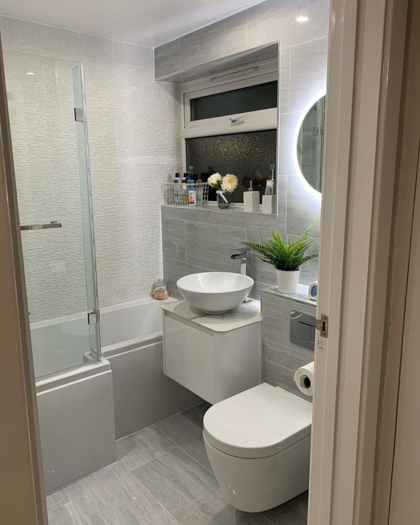 Callerton White with Marble Worktop Vanity Unit