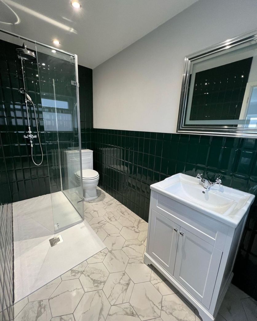 Metro Green Ceramic Brick Tile