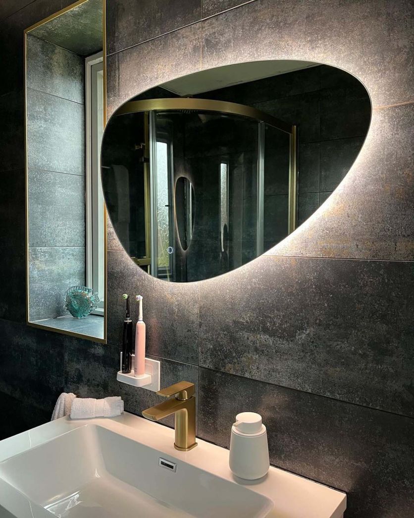 Ivy Pebble Backlit LED Mirror