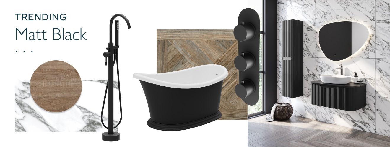 Bathroom Ideas & Trends | Matt Black