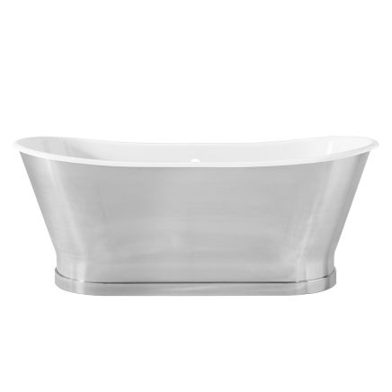 Edgar Aluminium Freestanding Cast Iron Bath 1700x700mm