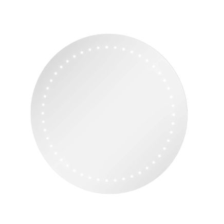 Ciara Round Battery Operated LED Bathroom Mirror 600x600mm