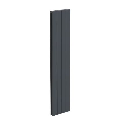 Tesoro Anthracite Textured Double Reversible Aluminium Radiator 1800x380mm